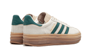 Adidas Gazelle Bold Magic Beige Collegiate Green 3