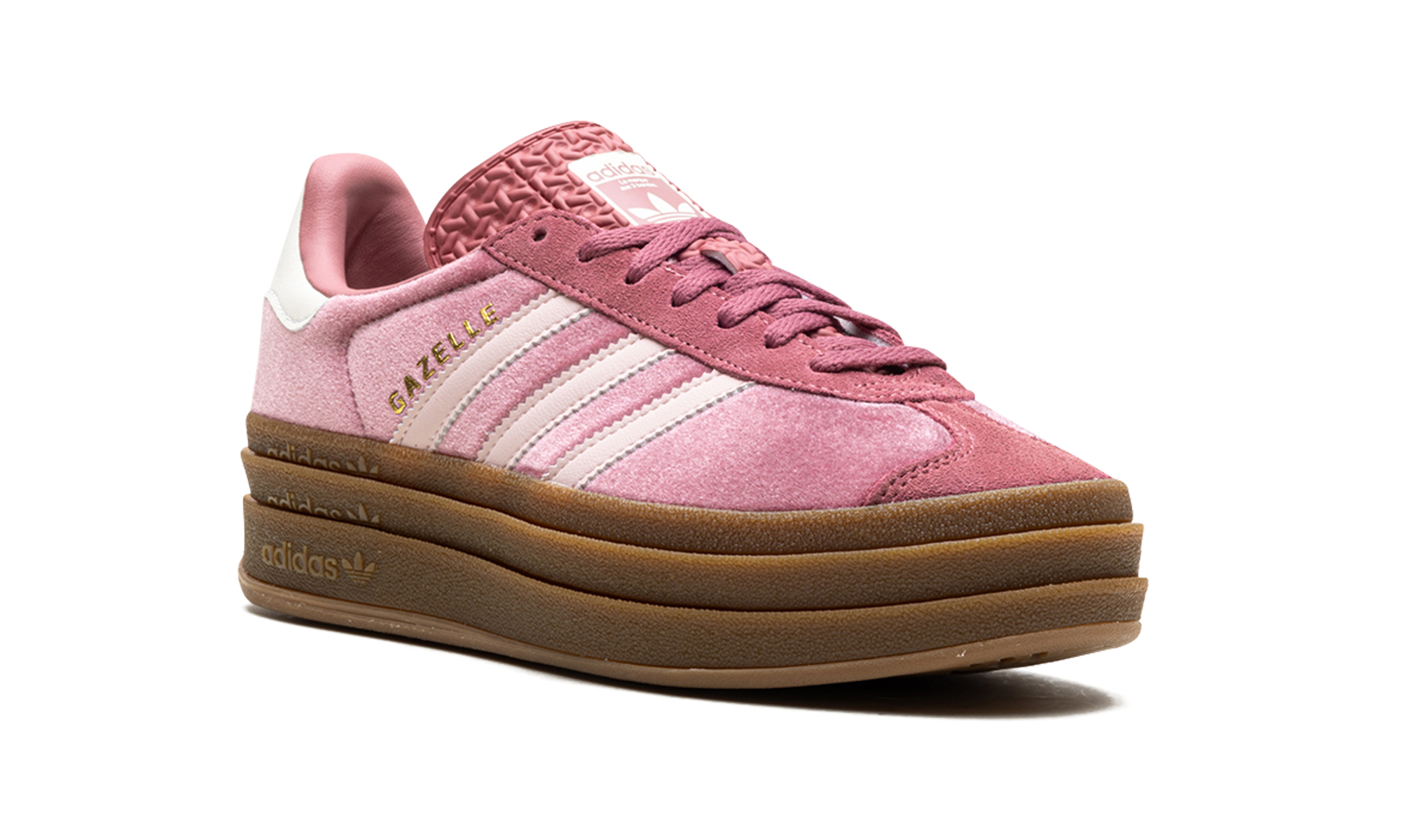 adidas Gazelle Bold Sandy Pink Velvet (W) 2