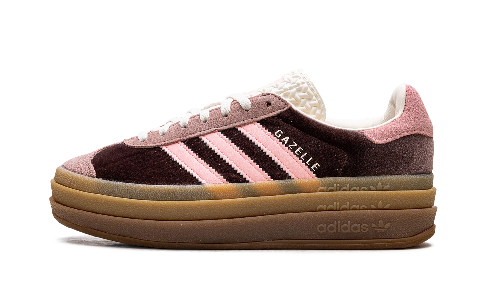 adidas Gazelle Bold Shadow Brown Warm Clay Glow Pink (W) 1