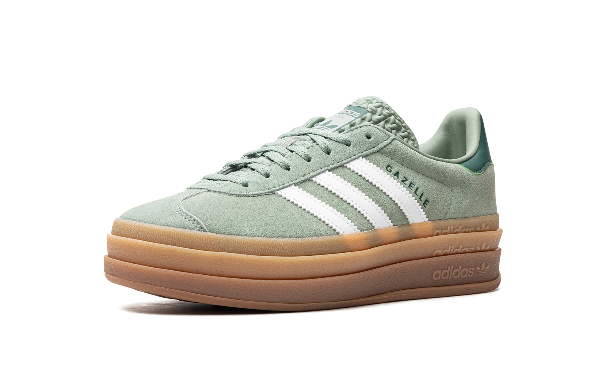 Adidas Gazelle Bold Silver Green (W) 5