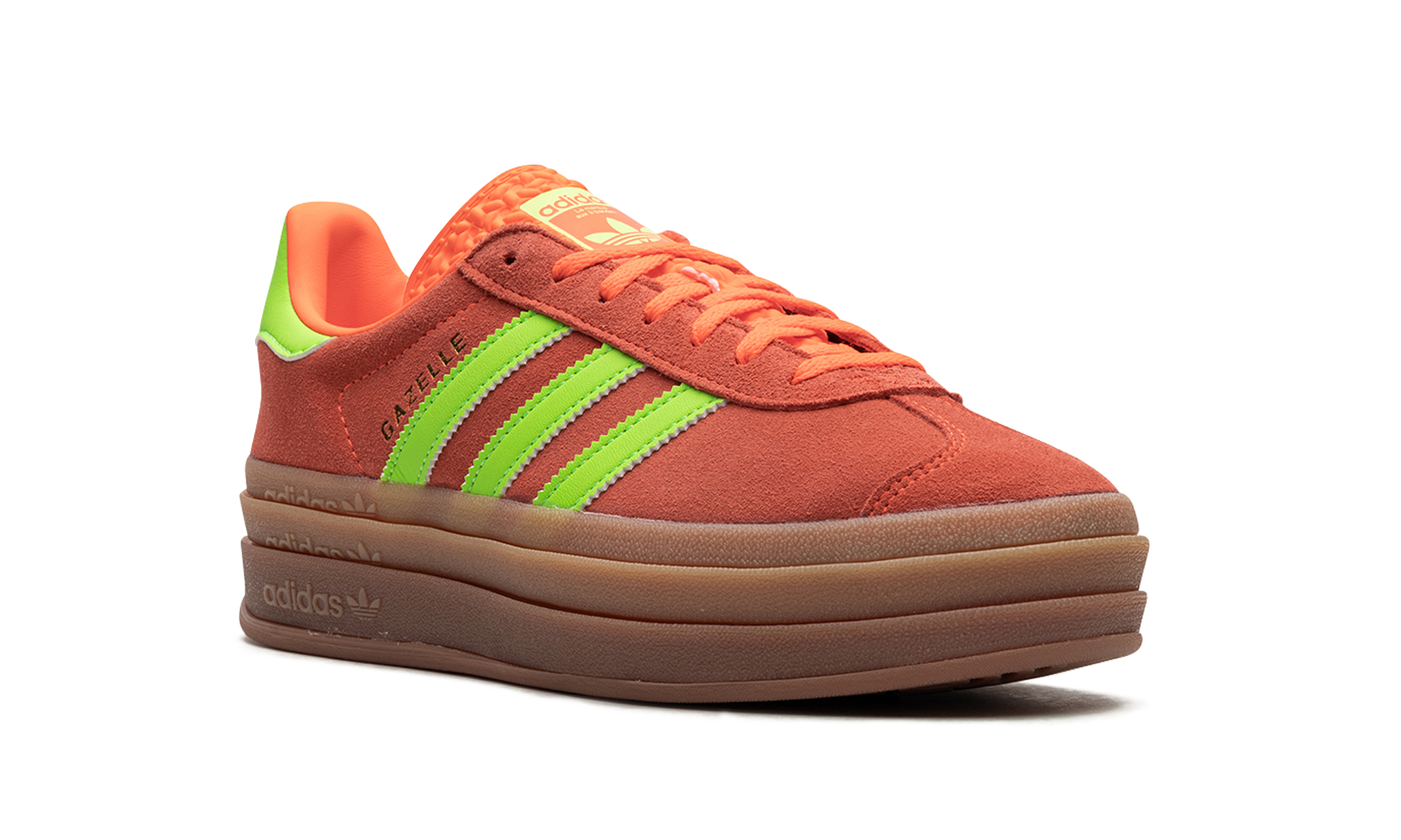 Adidas Gazelle Bold Solar Orange Solar Green 6