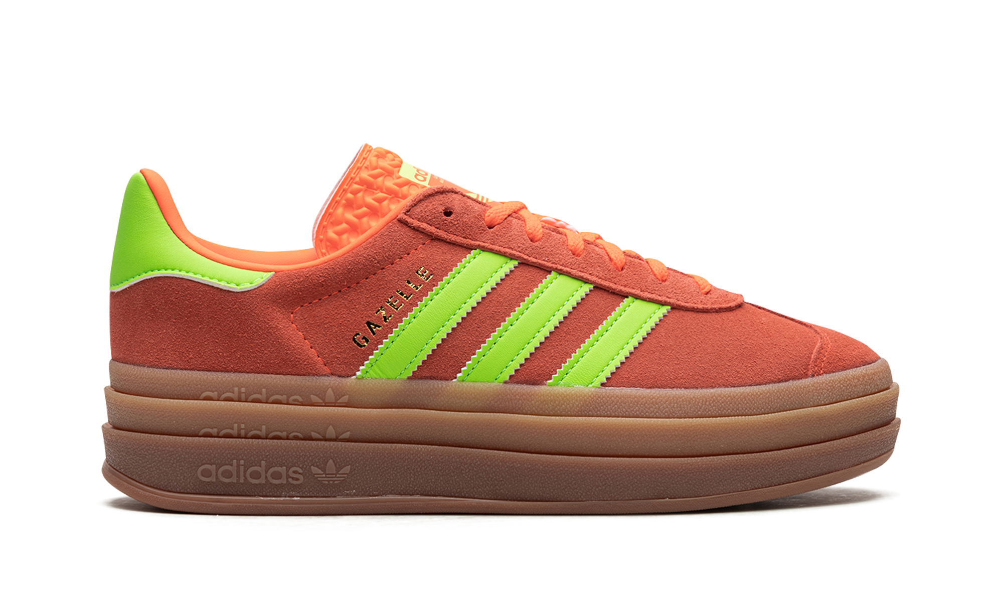 Adidas Gazelle Bold Solar Orange Solar Green 7