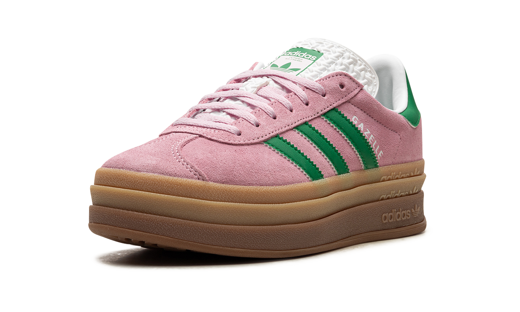 Adidas Gazelle Bold True Pink Green Cloud White 5