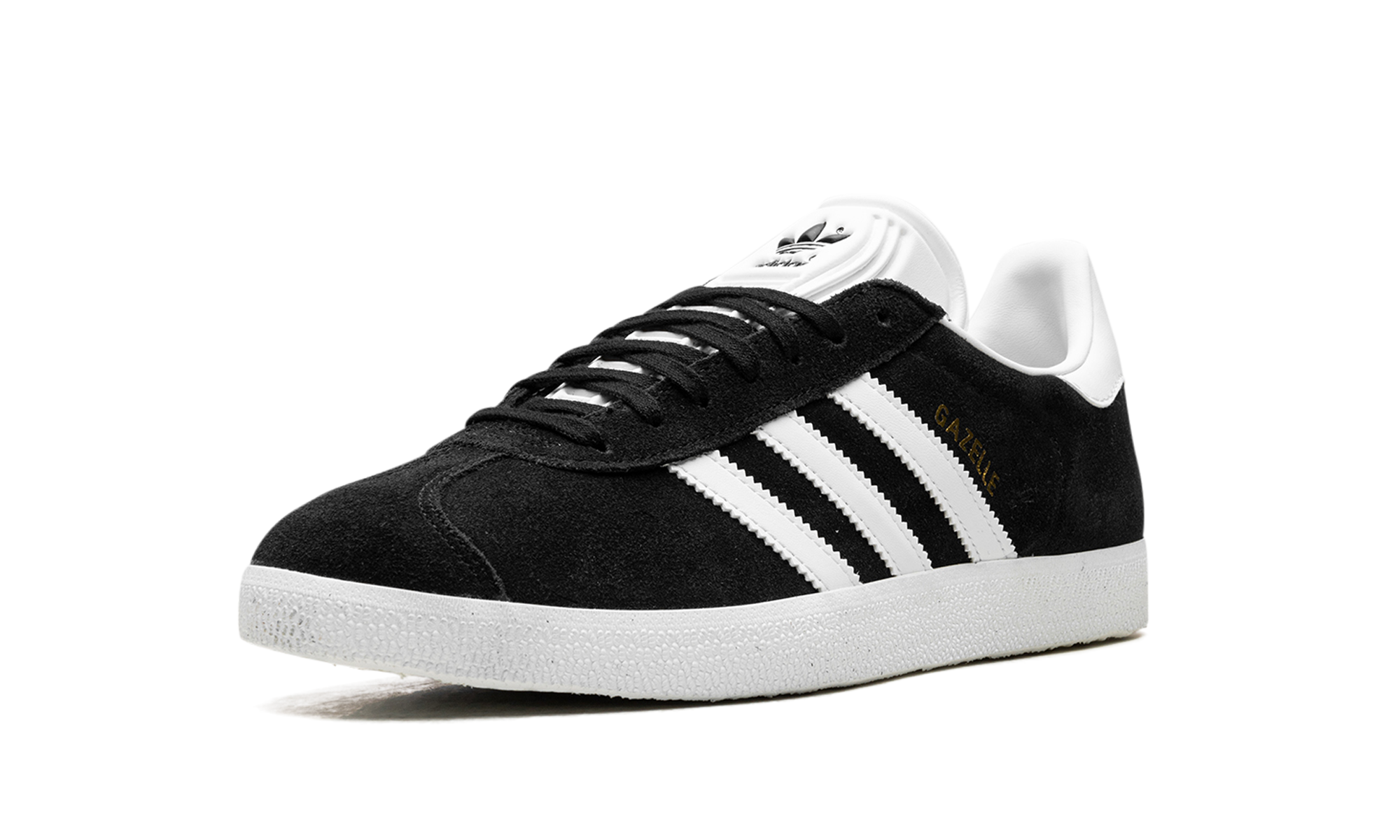 Adidas Gazelle Core Black Cloud White Gold 10