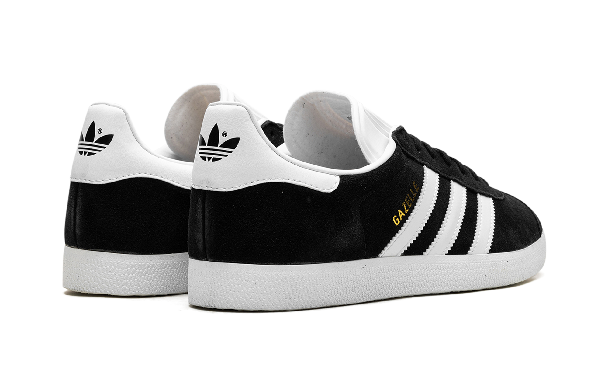 Adidas Gazelle Core Black Cloud White Gold 8