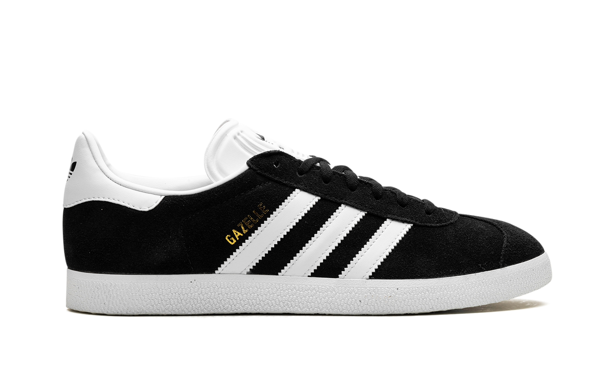 Adidas Gazelle Core Black Cloud White Gold 8