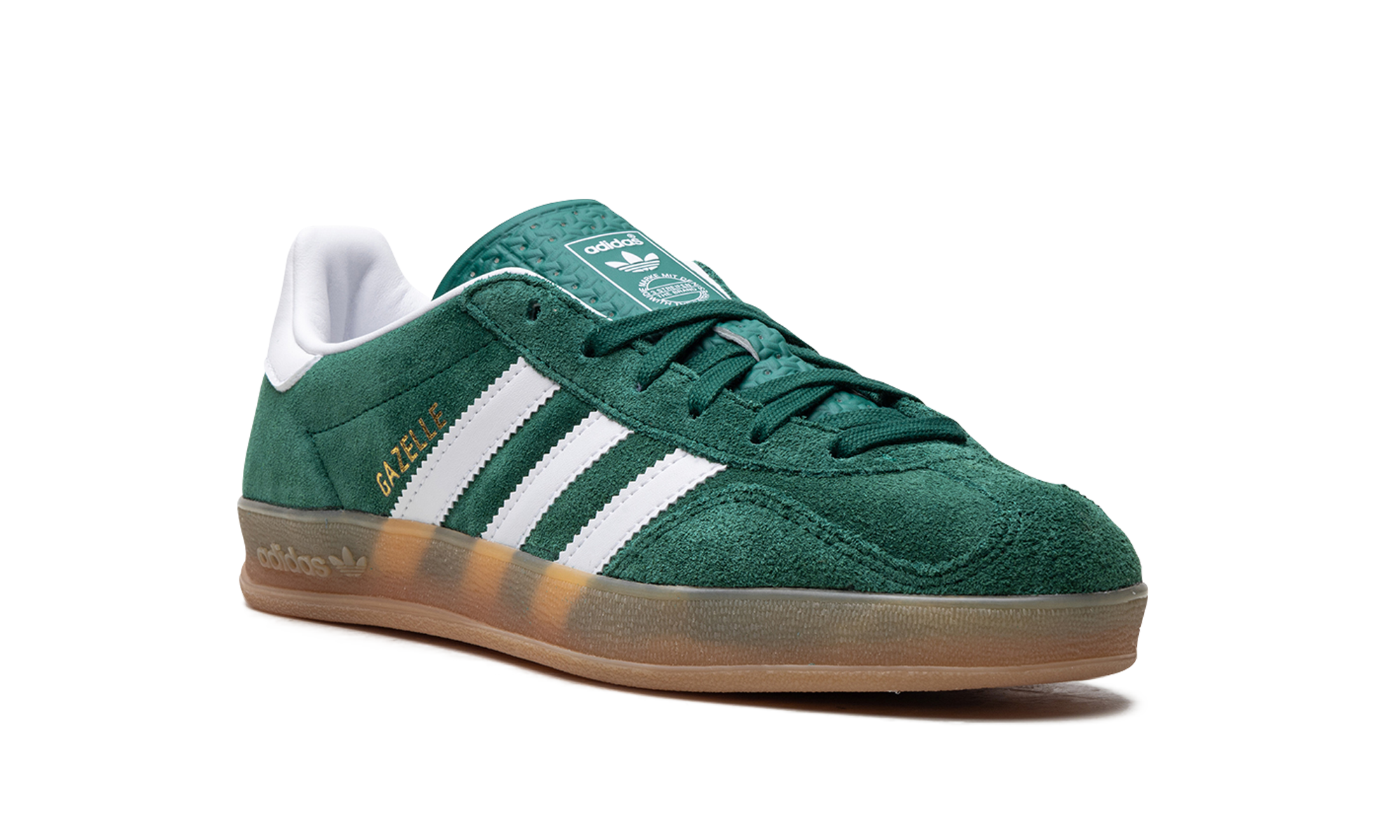 adidas Gazelle Indoor Collegiate Green Cloud White Gum 2