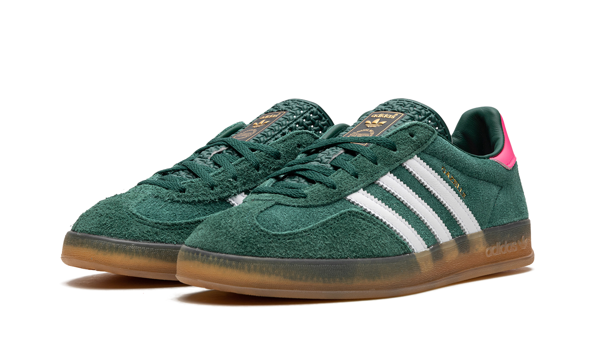 Adidas Gazelle Indoor collegiate Green Lucid Pink 7