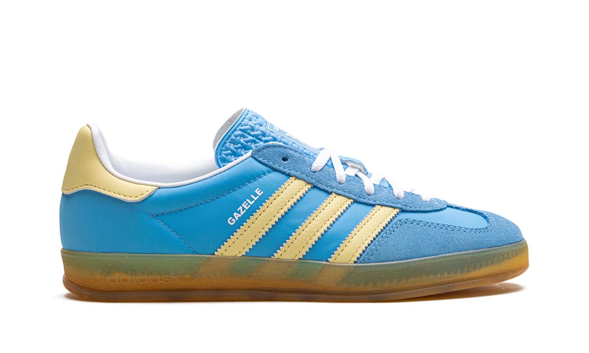 Adidas Gazelle Indoor Semi Blue BURST Almost Yellow 7