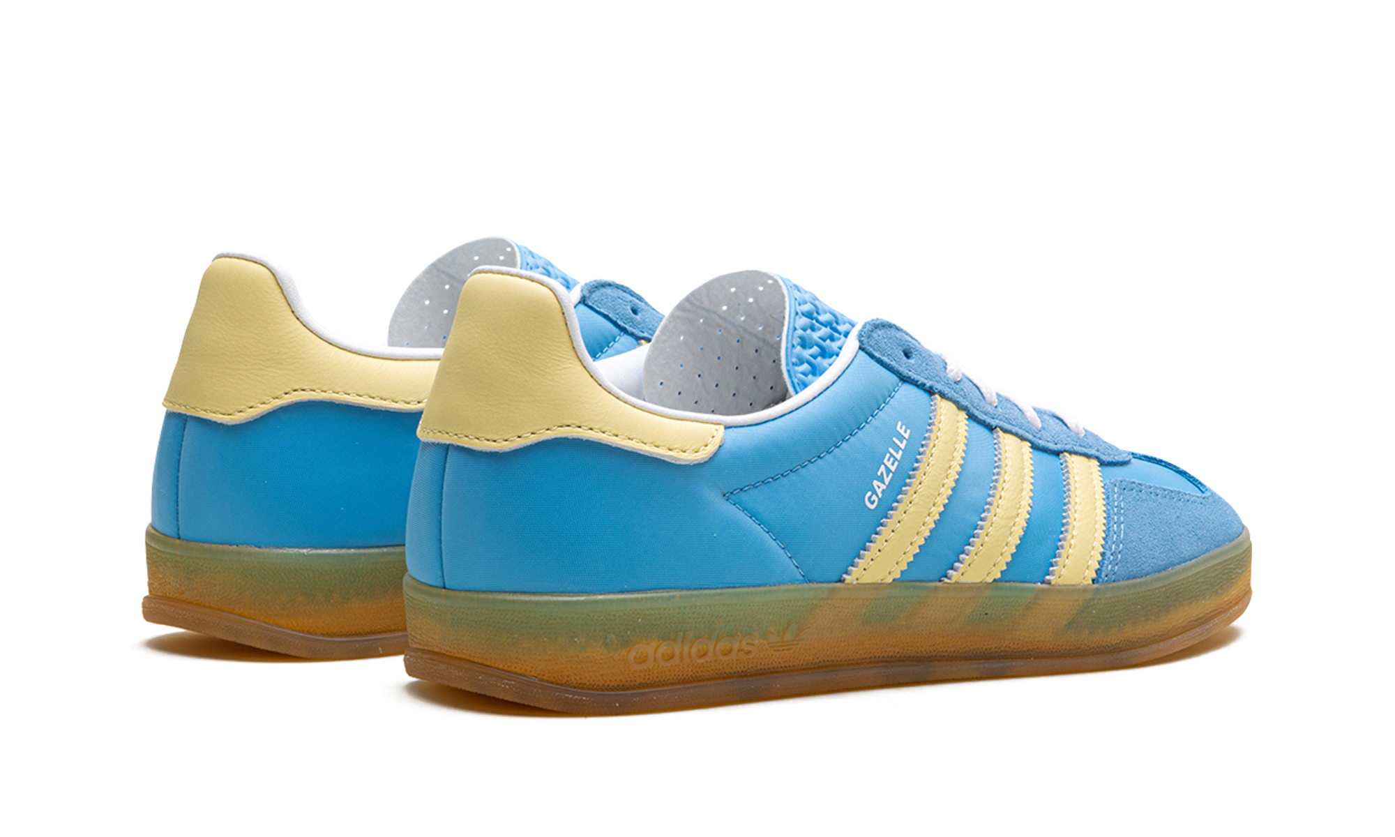 Adidas Gazelle Indoor Semi Blue BURST Almost Yellow 8