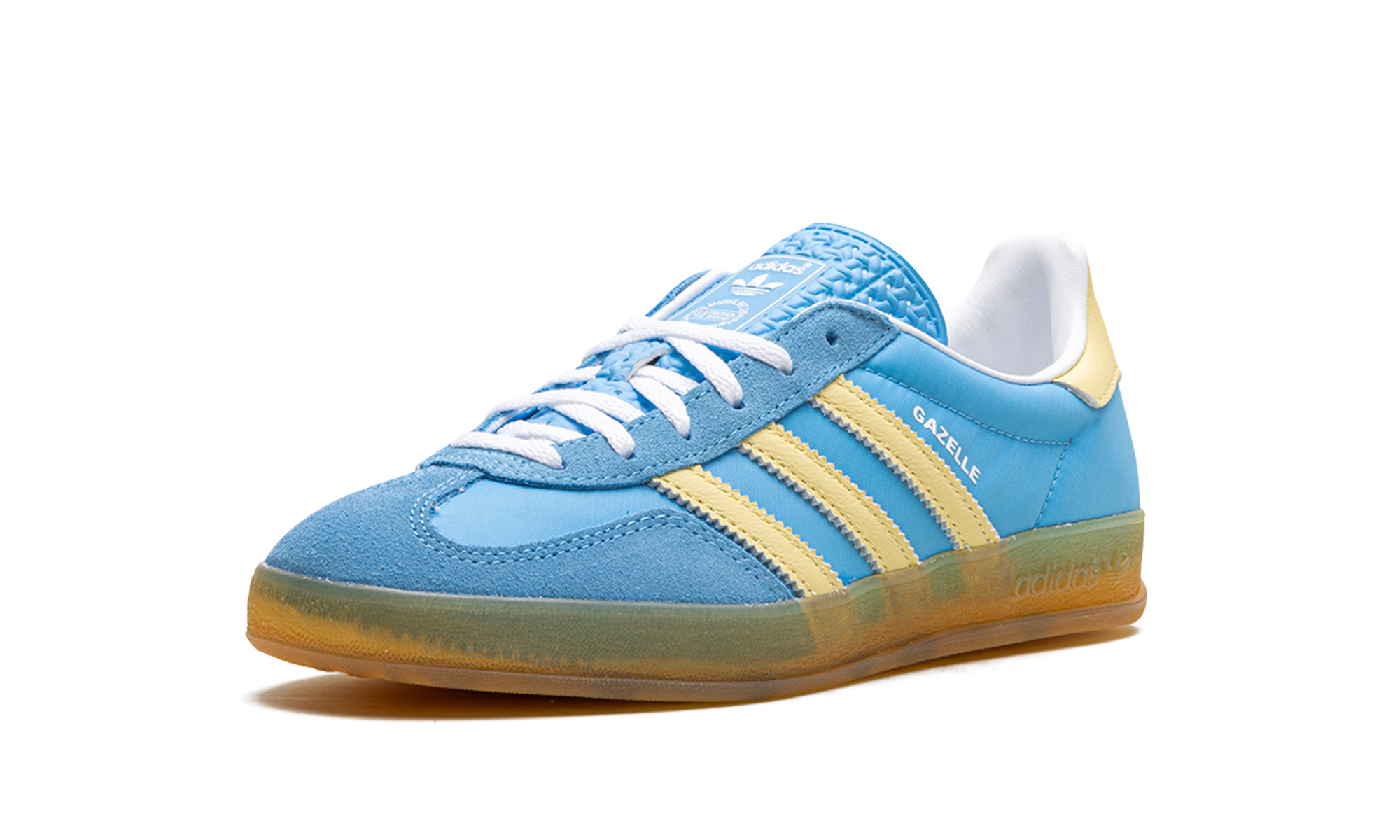 Adidas Gazelle Indoor Semi Blue BURST Almost Yellow 9