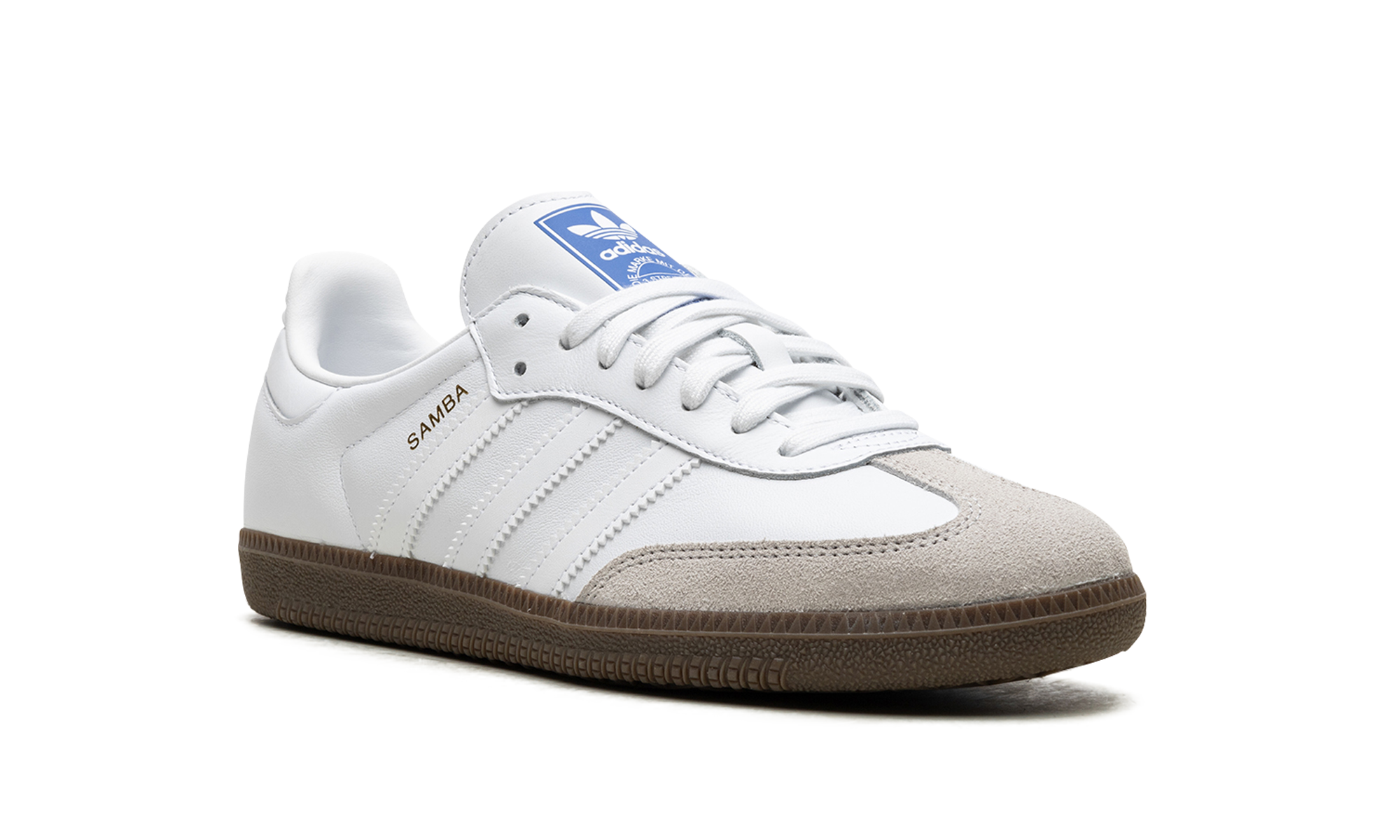 Adidas Samba Cloud White Blue Gum 6