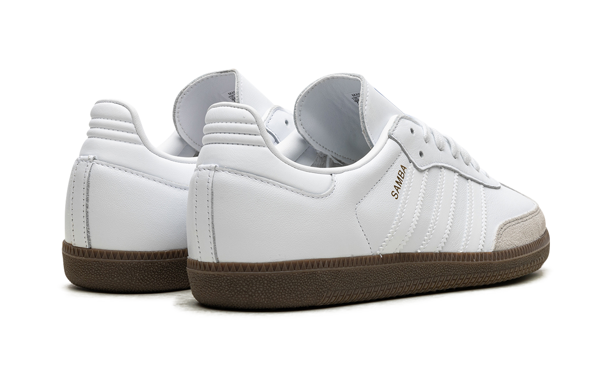 Adidas Samba Cloud White Blue Gum 8