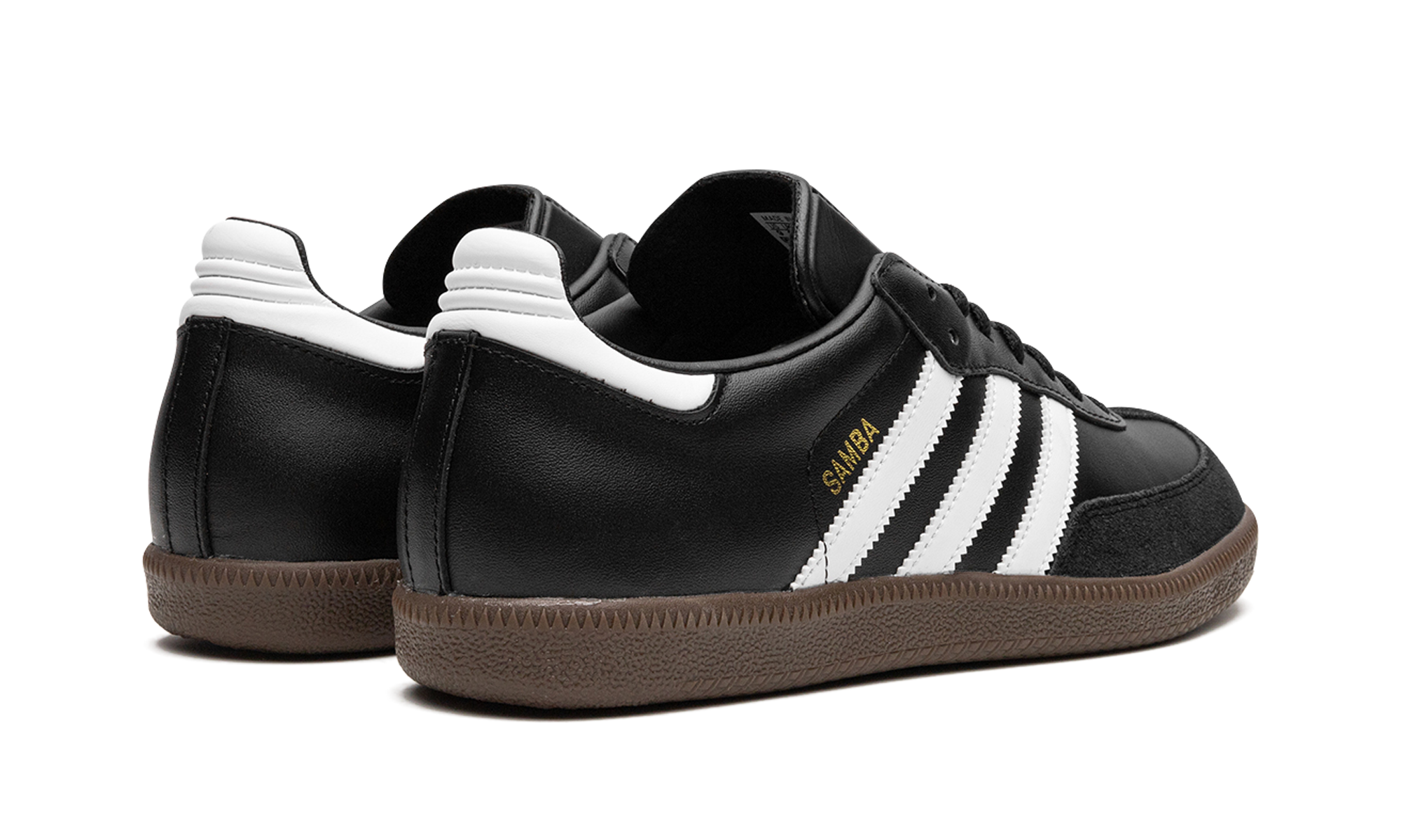Adidas Samba Leather Black White 6