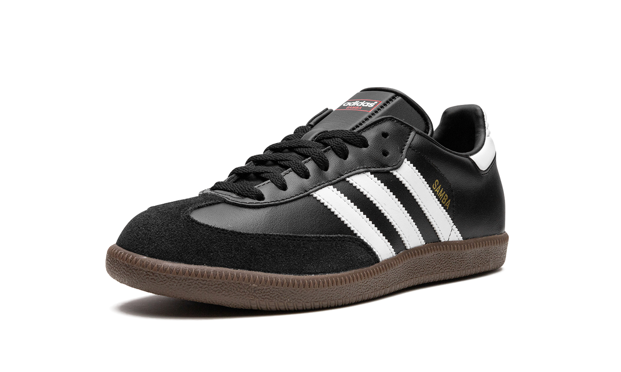 Adidas Samba Leather Black White 7