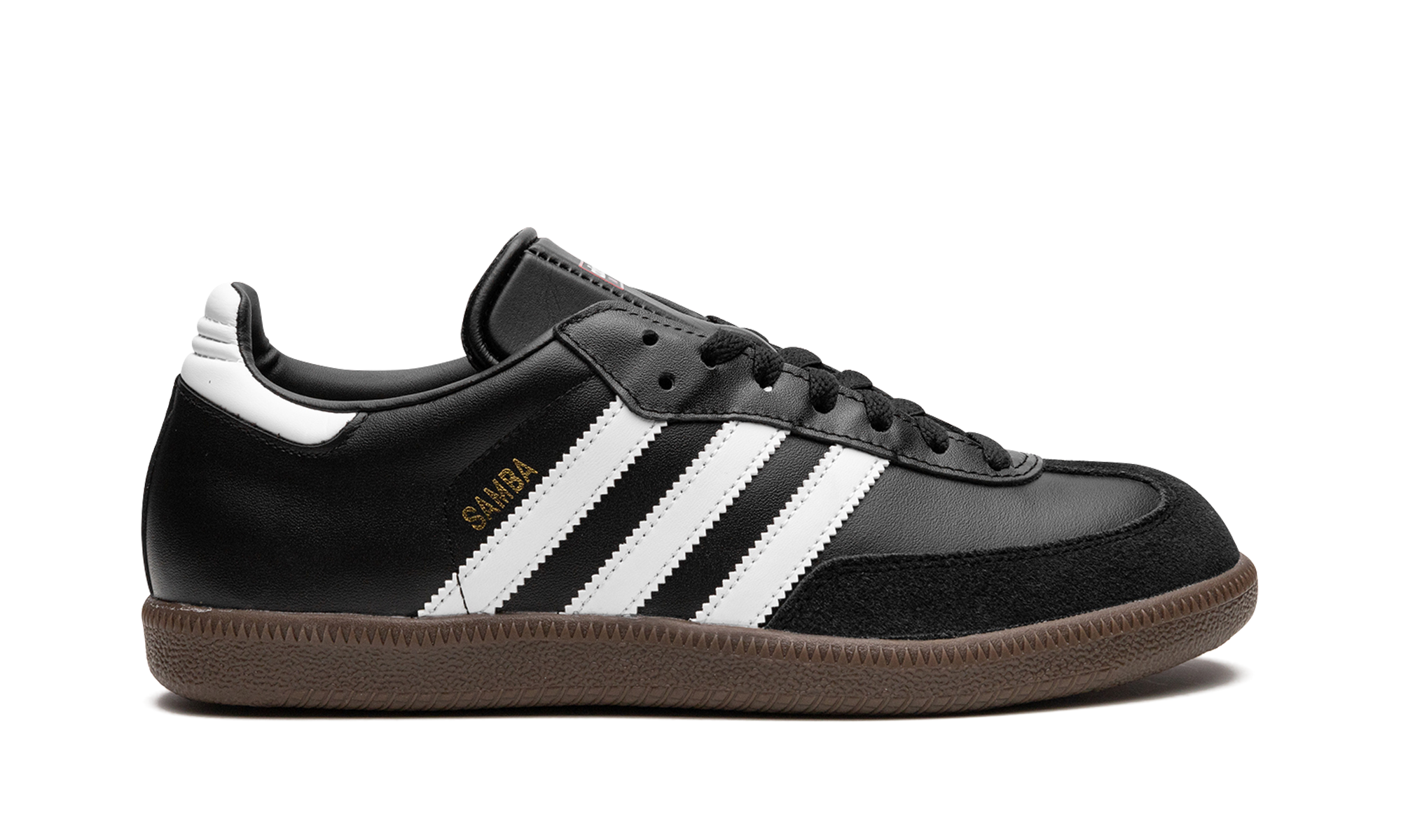 Adidas Samba Leather Black White 9