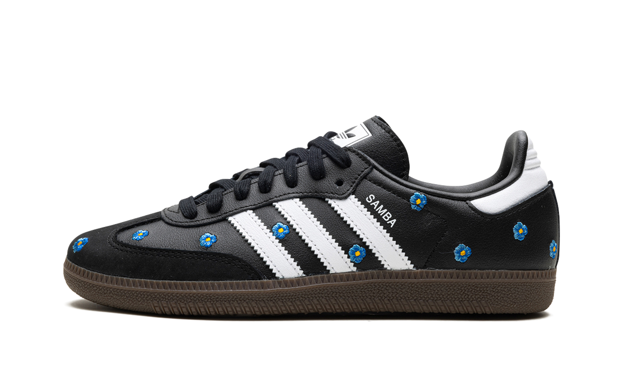 Adidas Samba Light Blue Floral Black 4