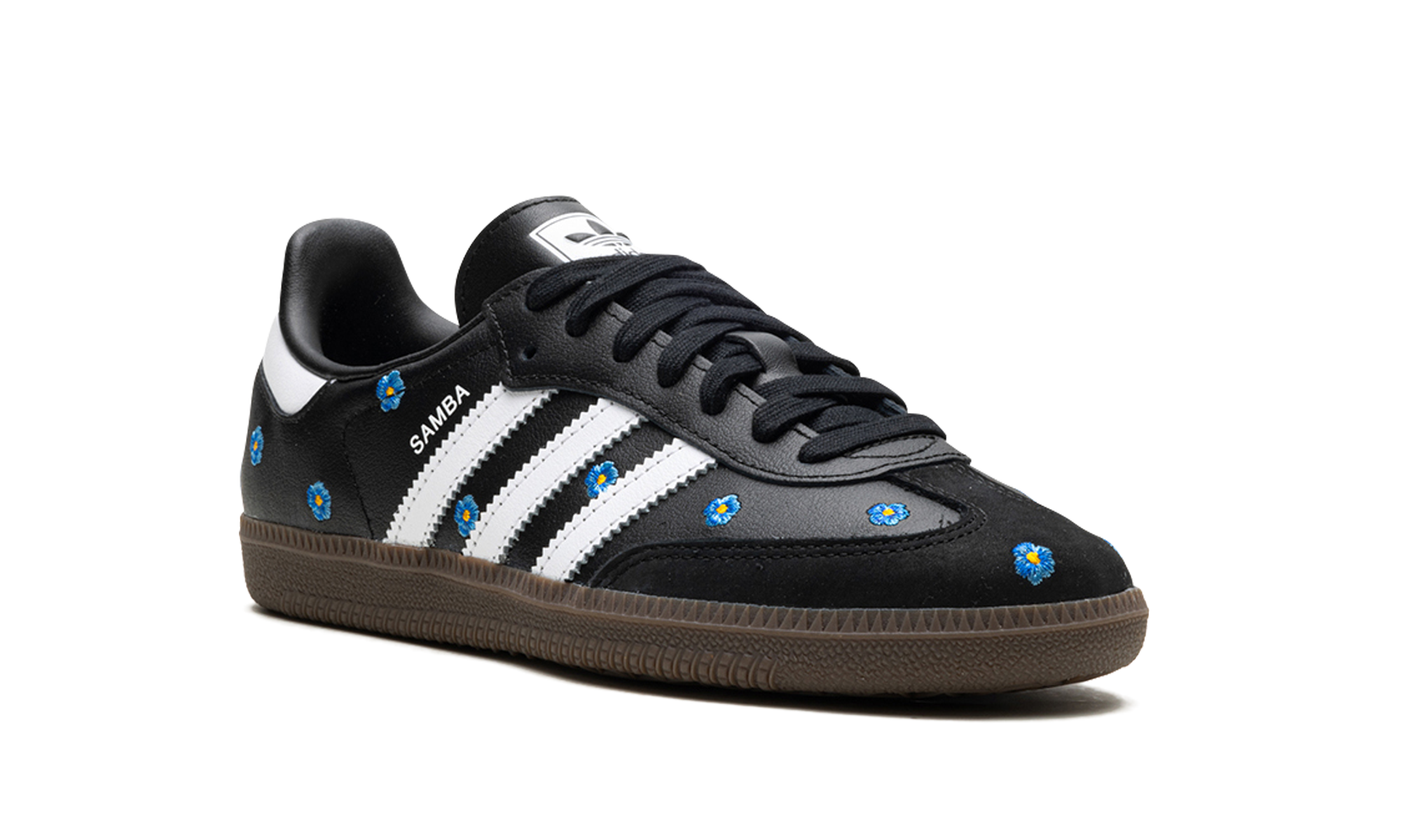 Adidas Samba Light Blue Floral Black 5