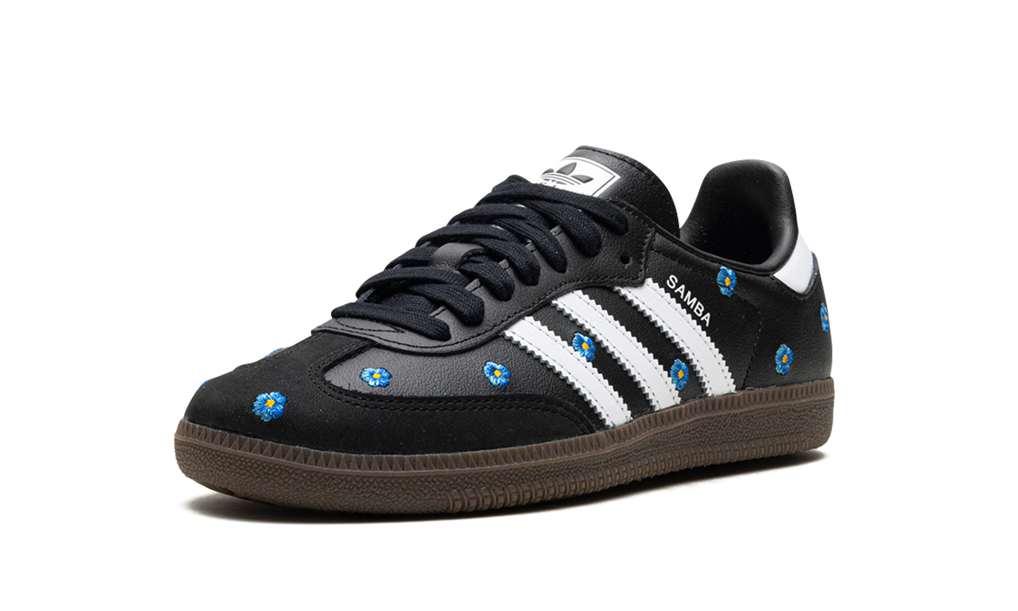 Adidas Samba Light Blue Floral Black 8