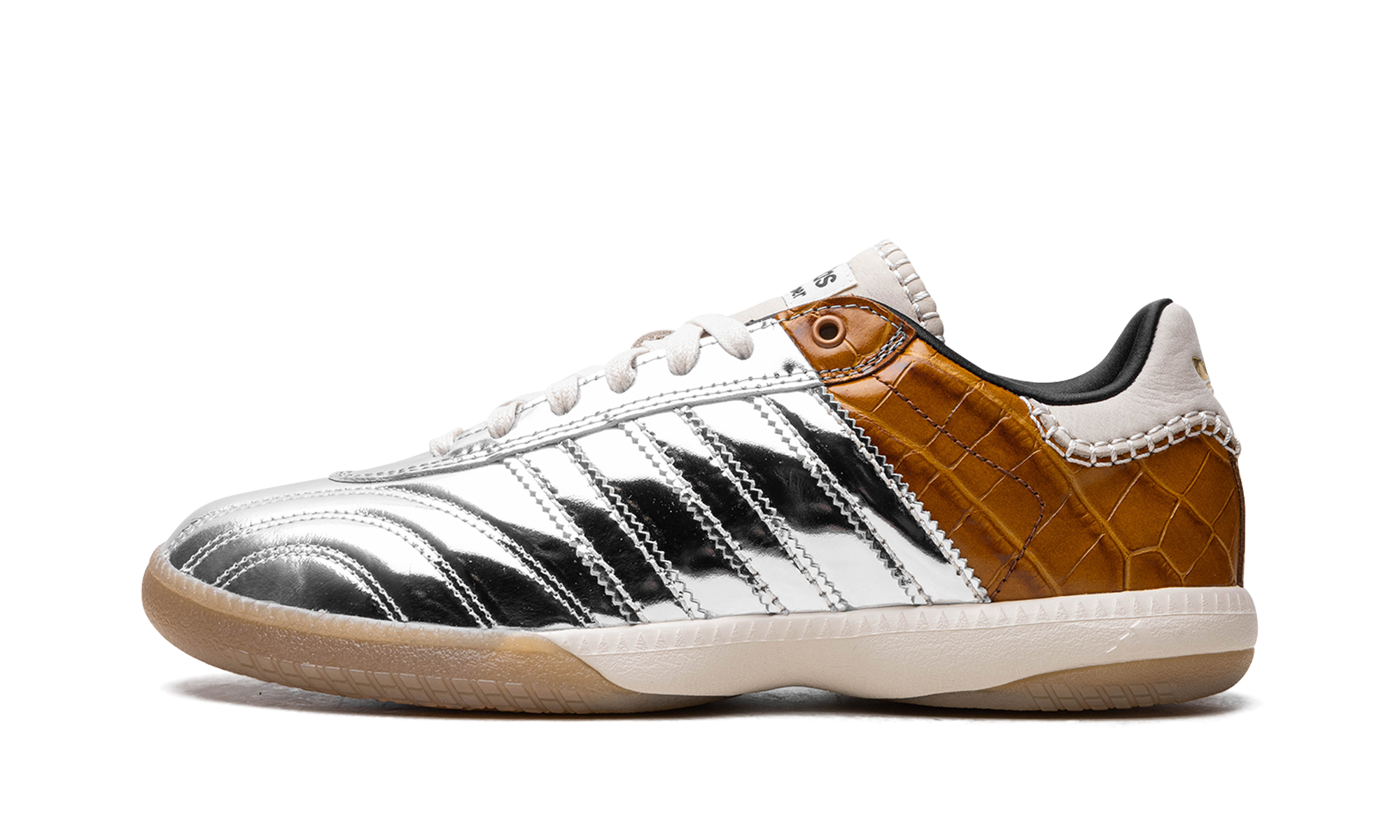 Adidas Samba Millennium Wales Bonner Silver Metallic Yellow Croc 1