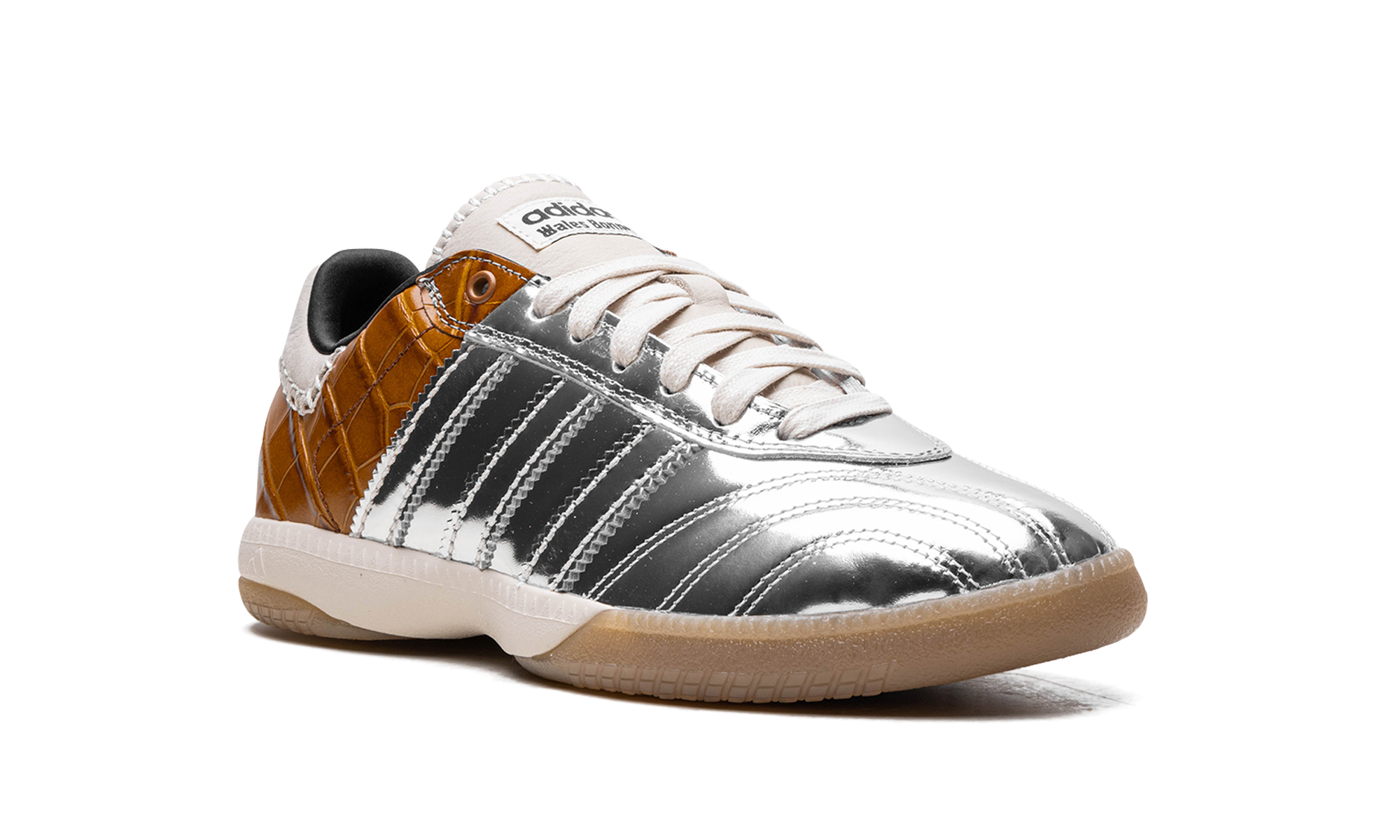 Adidas Samba Millennium Wales Bonner Silver Metallic Yellow Croc 2