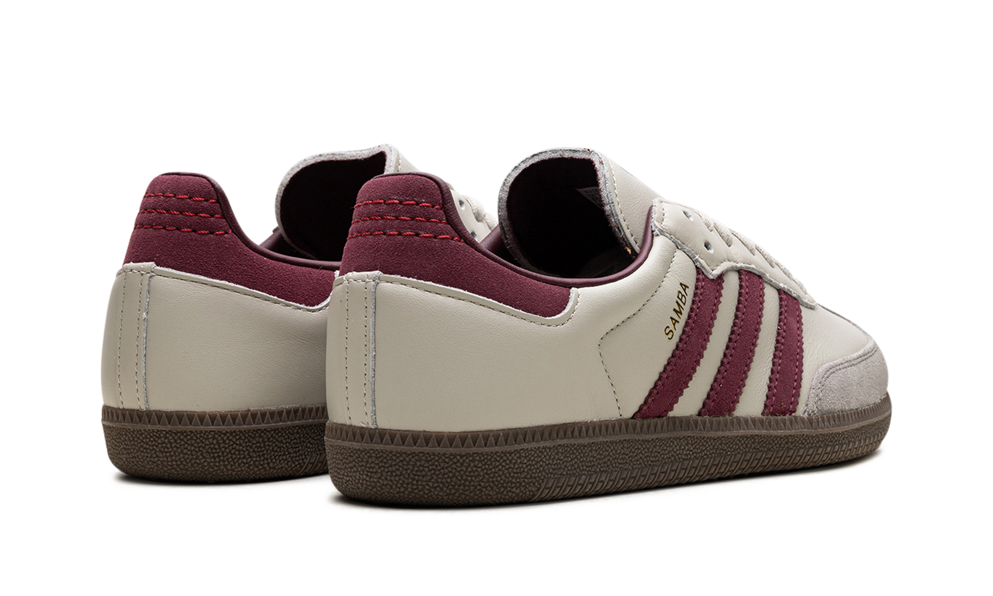Adidas Samba OG Putty Grey Maroon 4