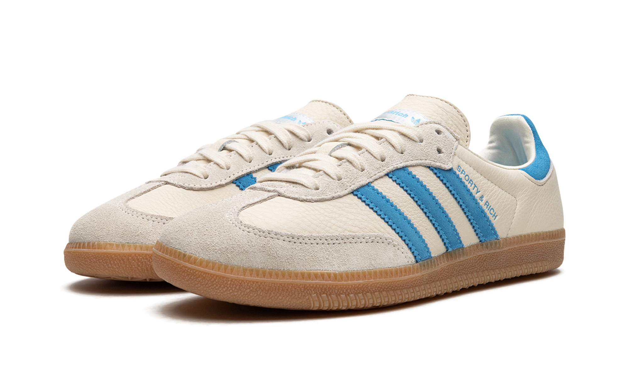 Adidas Samba OG x Sporty & Rich Cream Blue 3