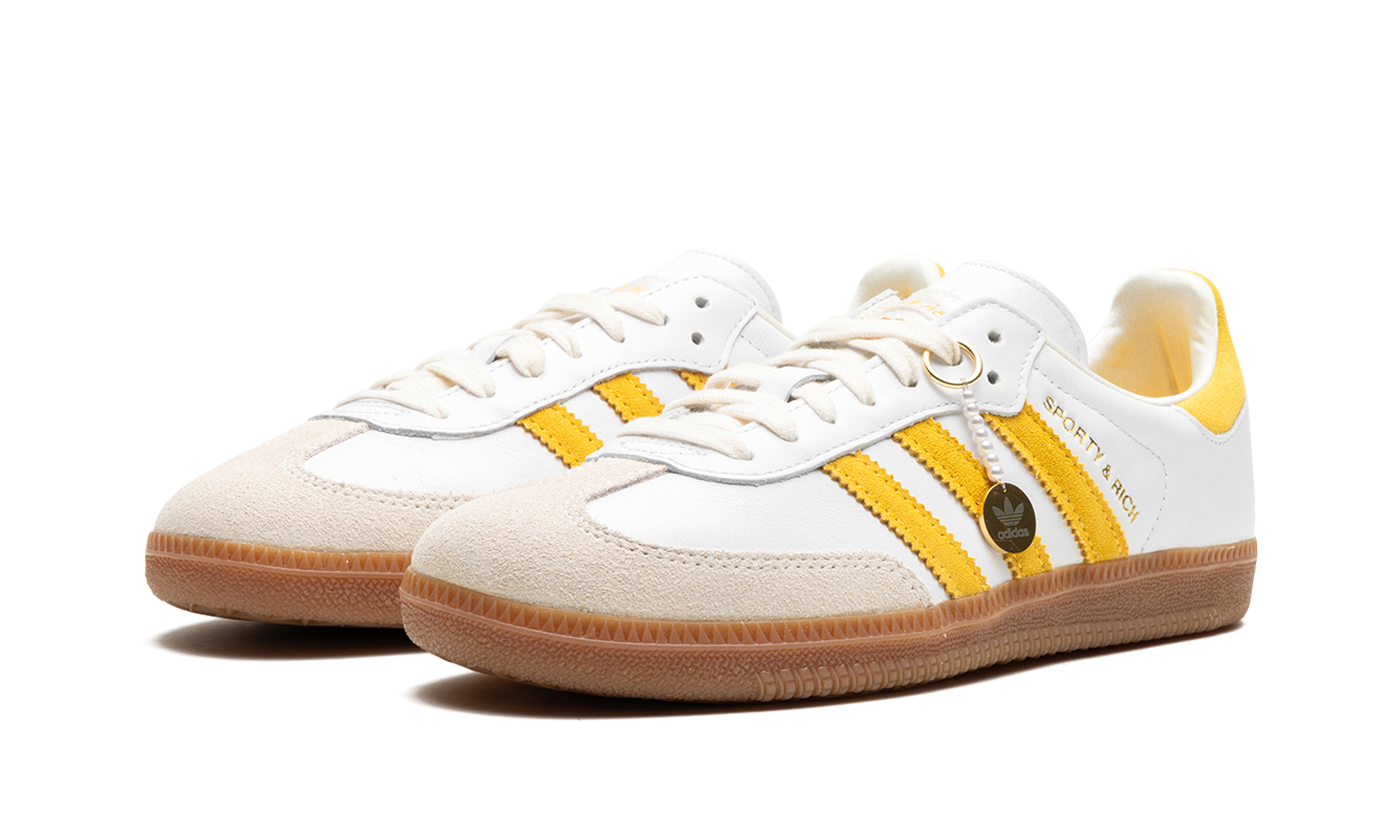 Adidas Samba x Sporty & Rich White Bold Gold 3
