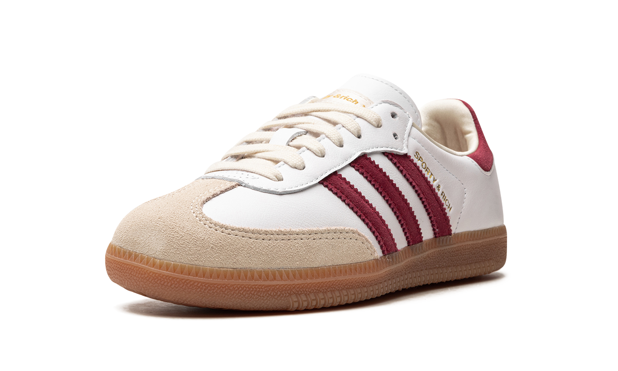 Adidas Samba x Sporty & Rich White Burgundy 5