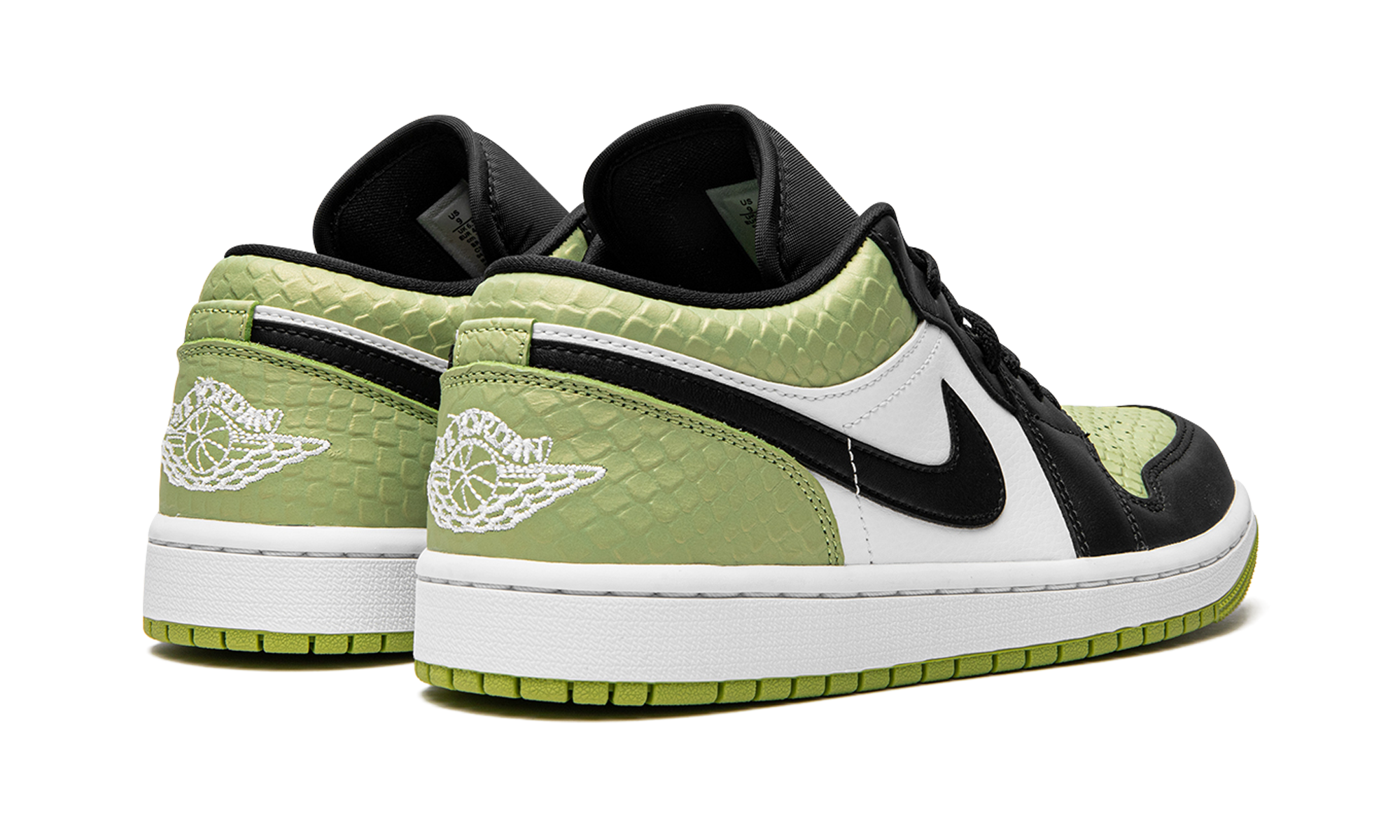 Air Jordan 1 Low Snakeskin Vivid Green (W) 4