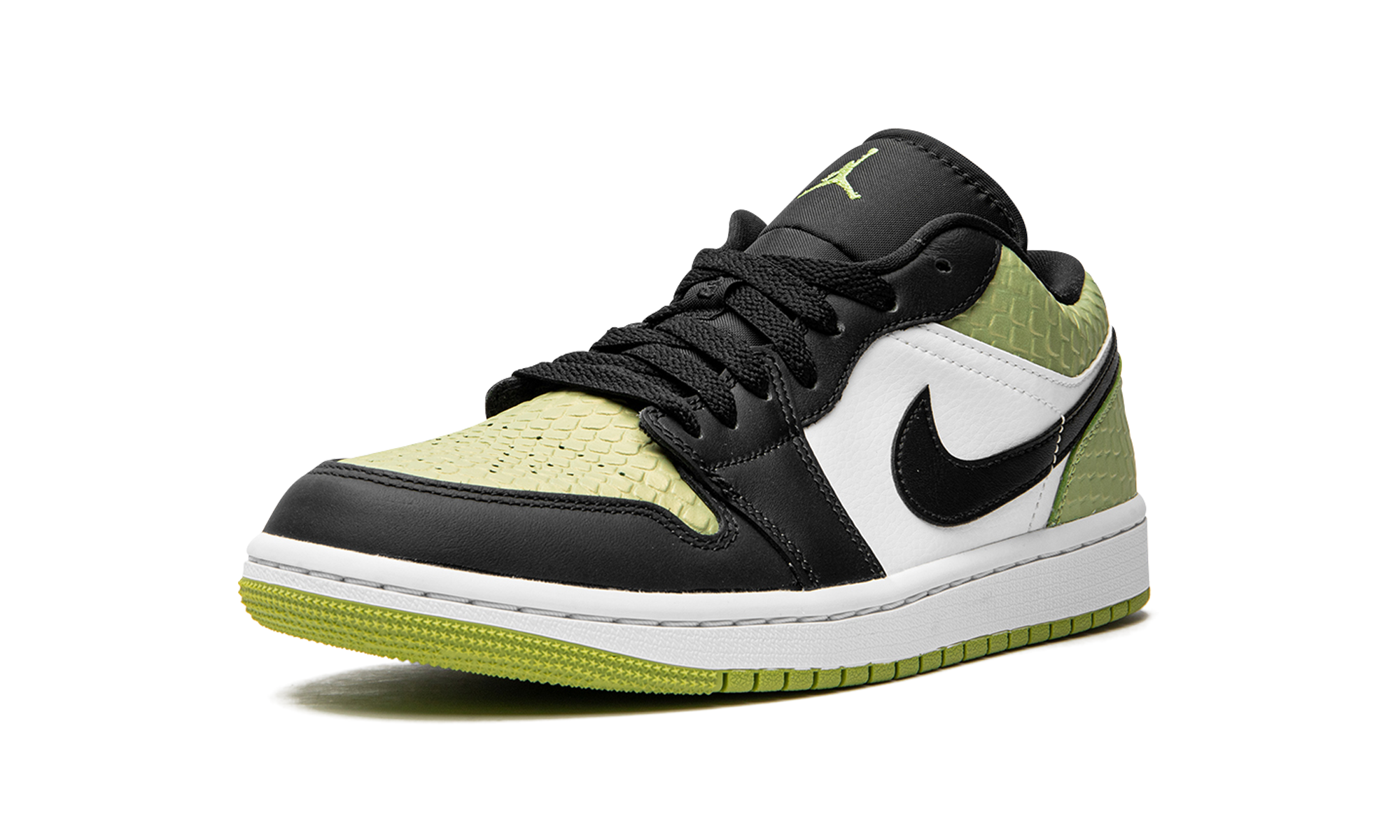 Air Jordan 1 Low Snakeskin Vivid Green (W) 5