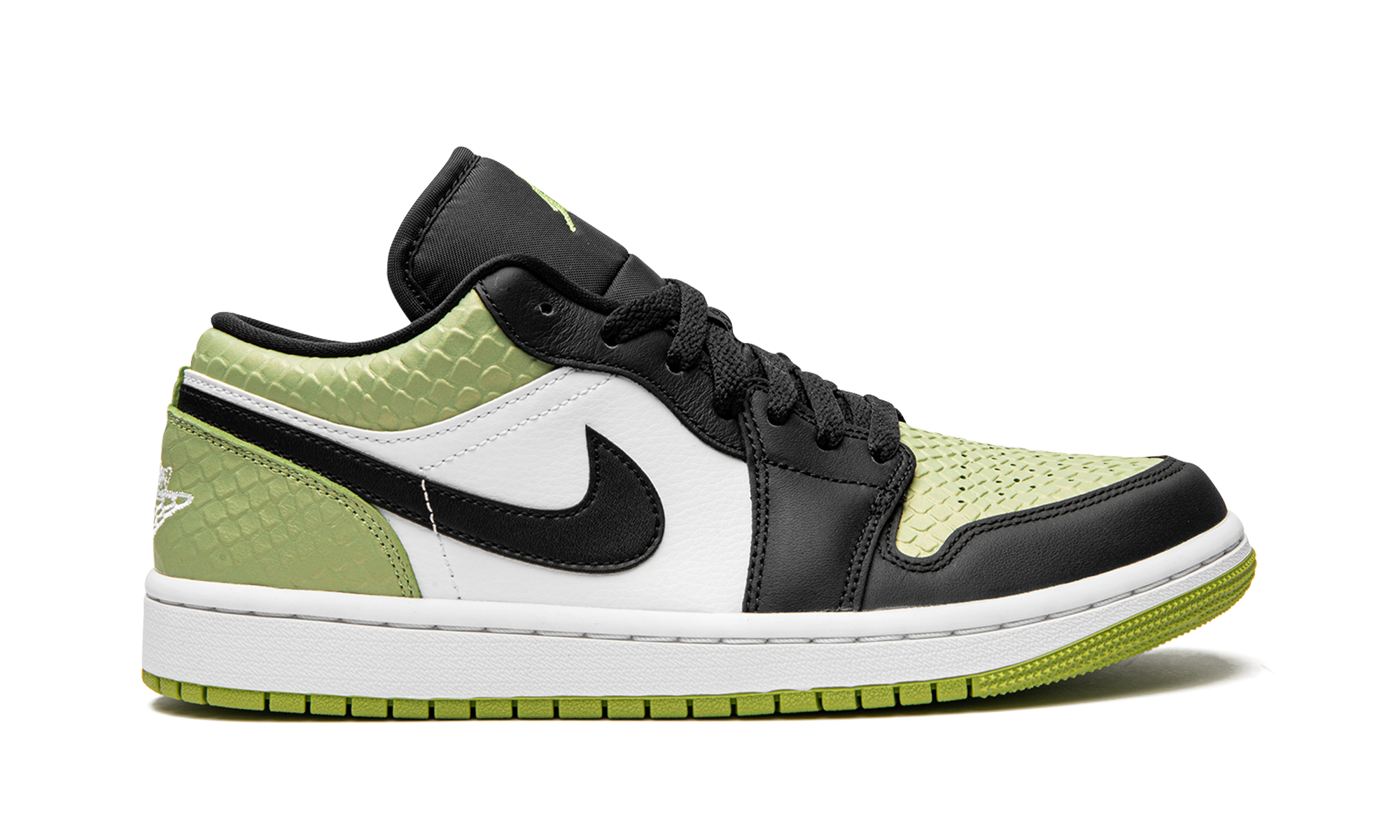 Air Jordan 1 Low Snakeskin Vivid Green (W) 7