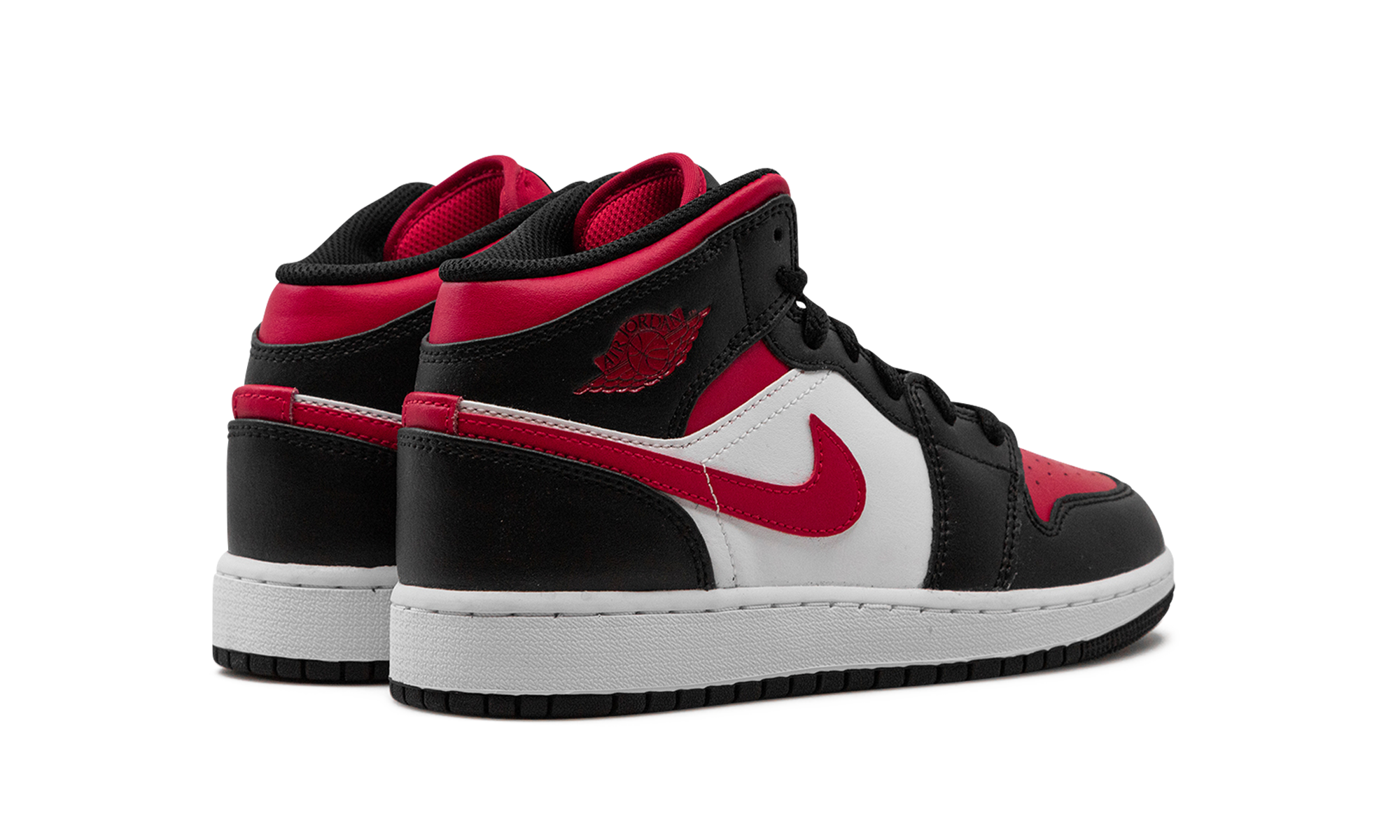 Air Jordan 1 Mid Alternate Bred Toe (GS) 4