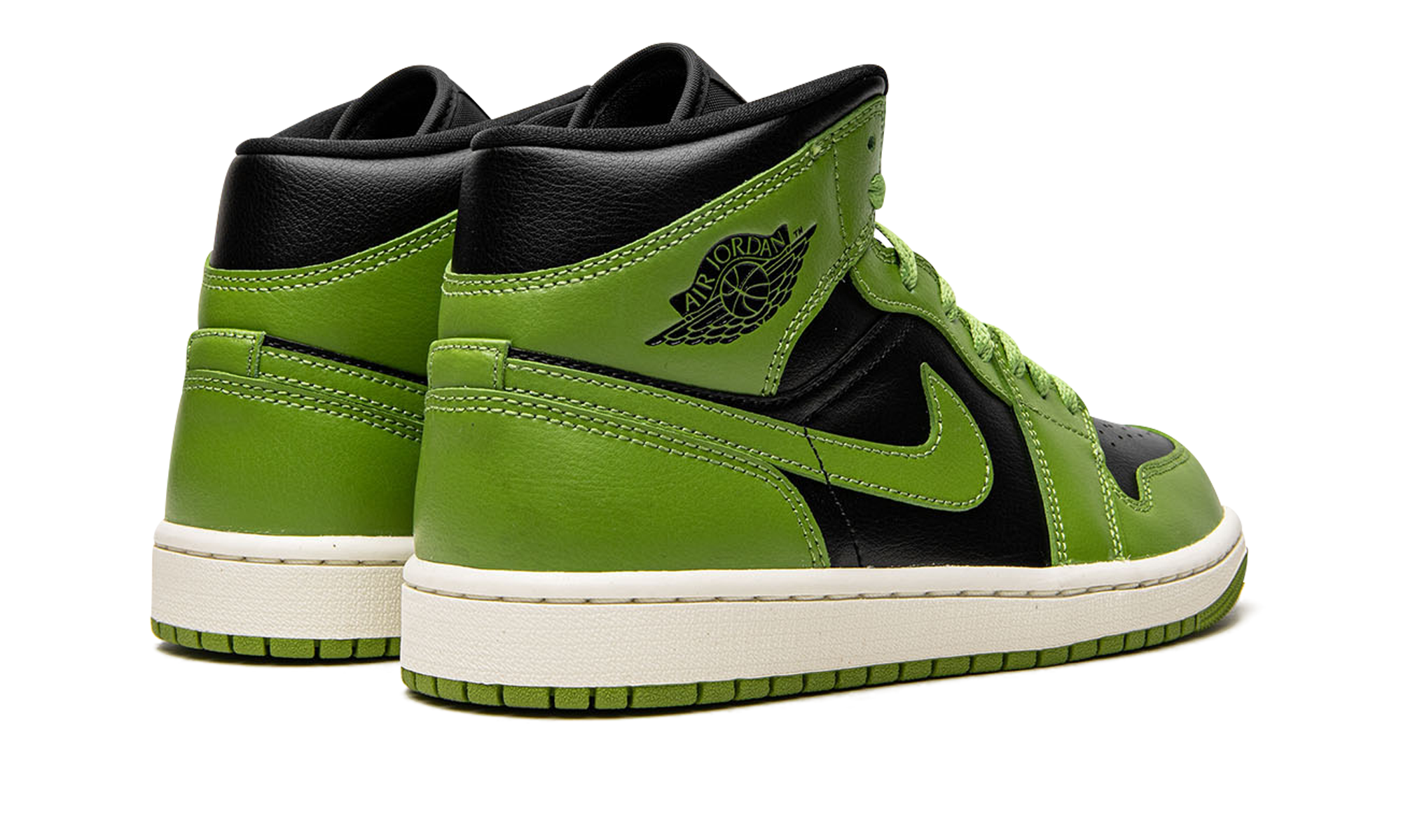 Air Jordan 1 Mid Altitude Green Heather 4