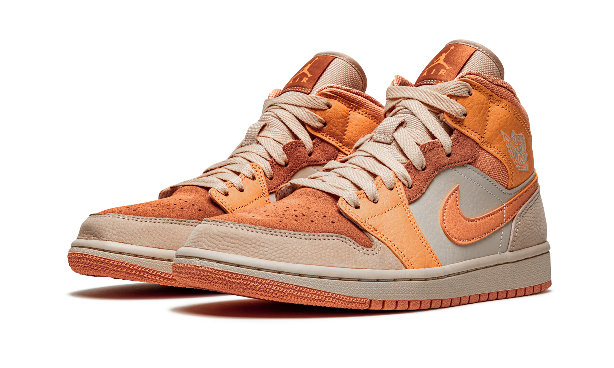 Air Jordan 1 Mid Apricot Orange
