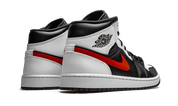 Air Jordan 1 Mid Black Chile Red White