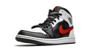 Air Jordan 1 Mid Black Chile Red White