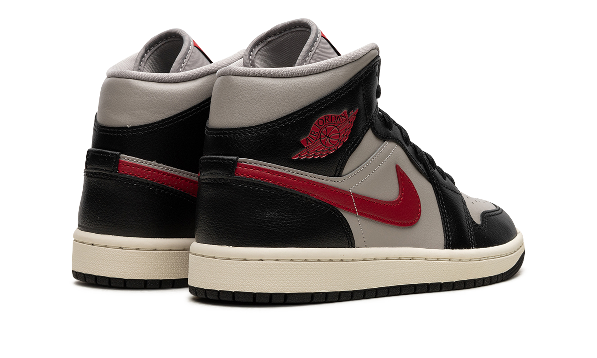 Air Jordan 1 Mid Black College Grey (W) 4