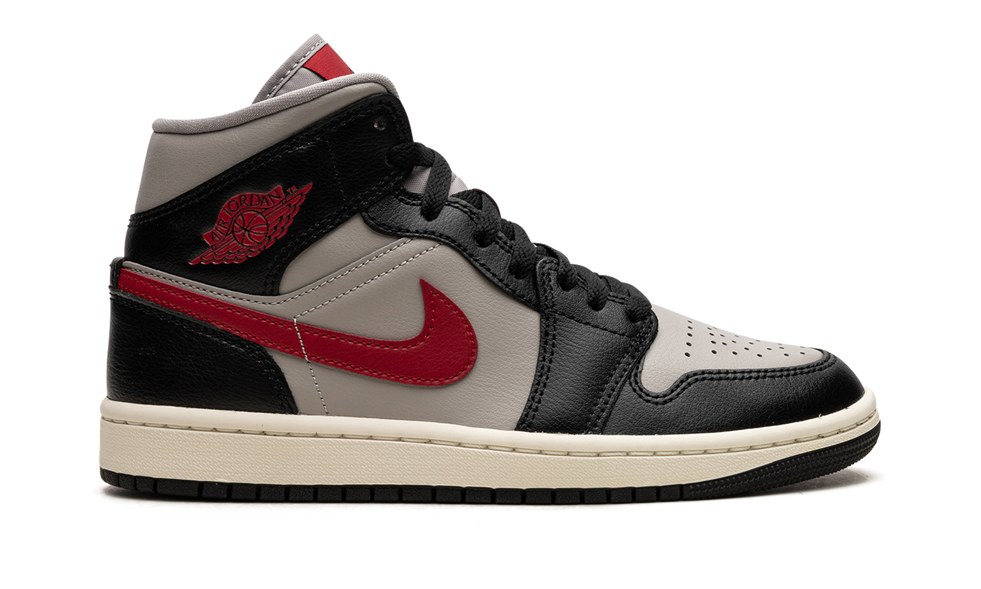 Air Jordan 1 Mid Black College Grey (W) 7