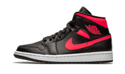 Air Jordan 1 Mid Black Siren Red