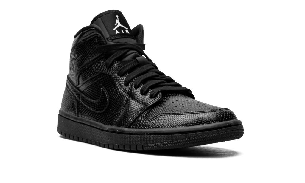 Air Jordan 1 Mid Black Snakeskin (W) 8