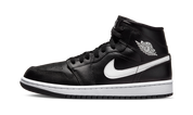Air Jordan 1 Mid Black White (W) 1
