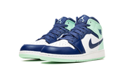Air Jordan 1 Mid Blue Mint (GS) 3