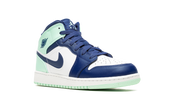 Air Jordan 1 Mid Blue Mint (GS) 8