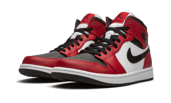 Air Jordan 1 Mid Chicago Black Toe 2
