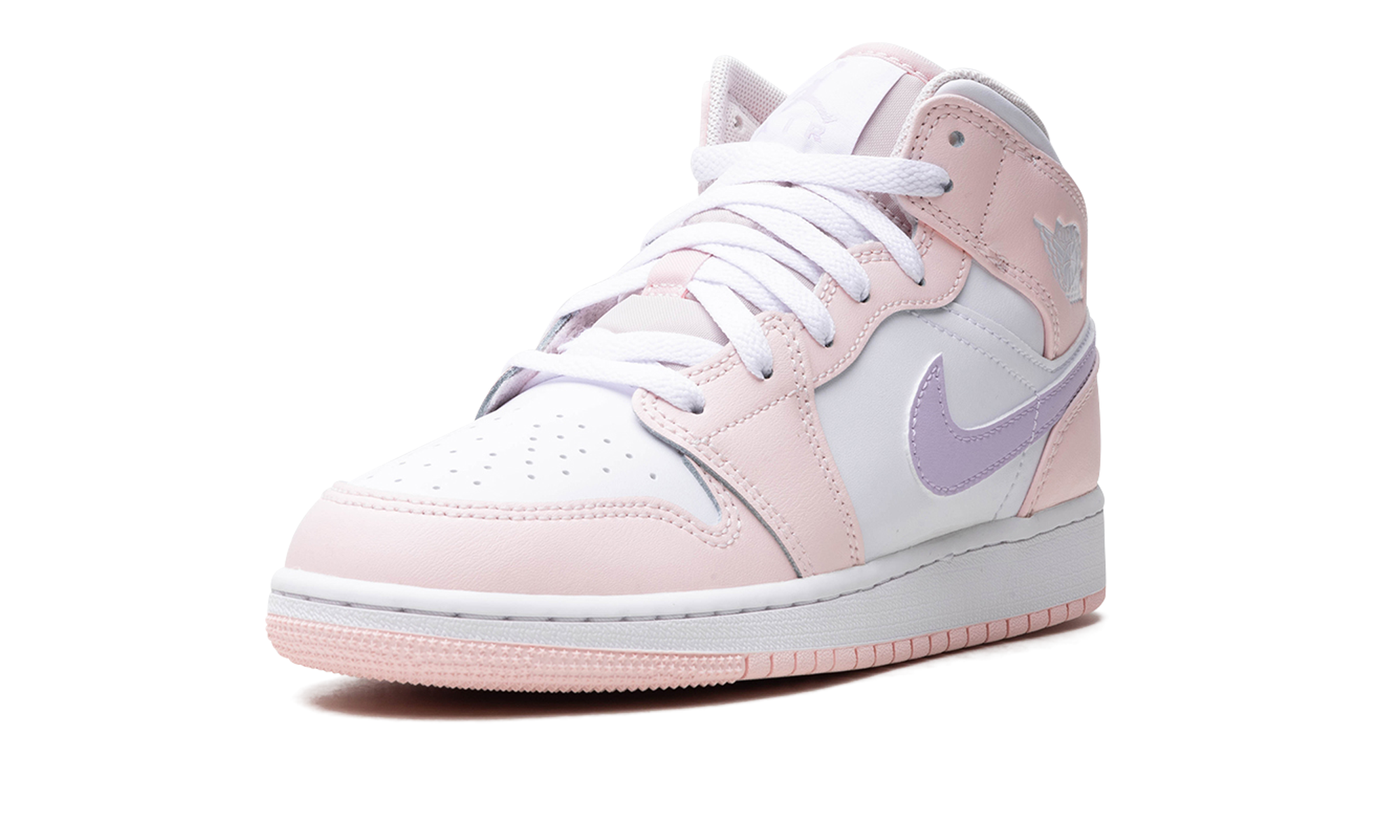 Air Jordan 1 Mid GS Pink Wash (GS) 5