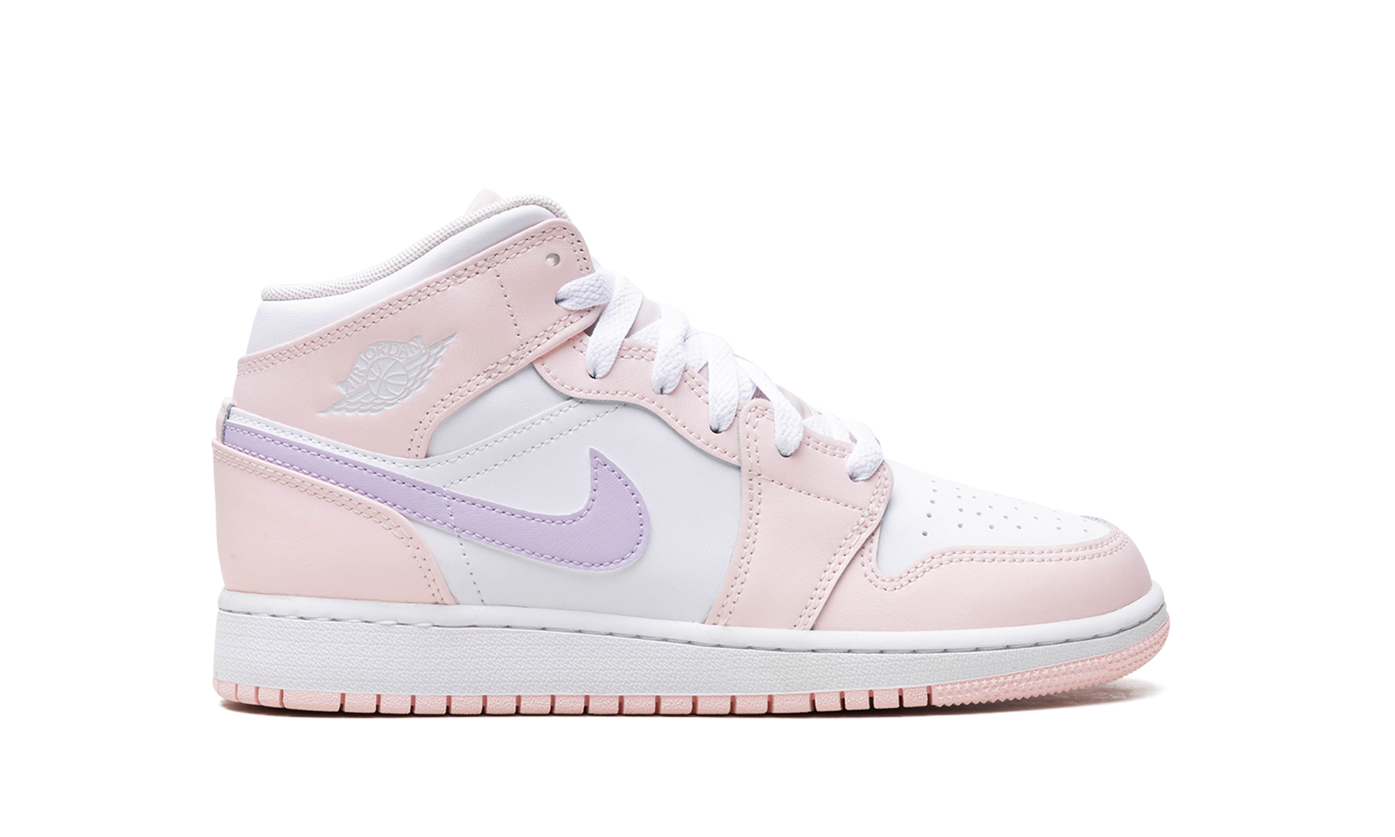 Air Jordan 1 Mid GS Pink Wash (GS) 7