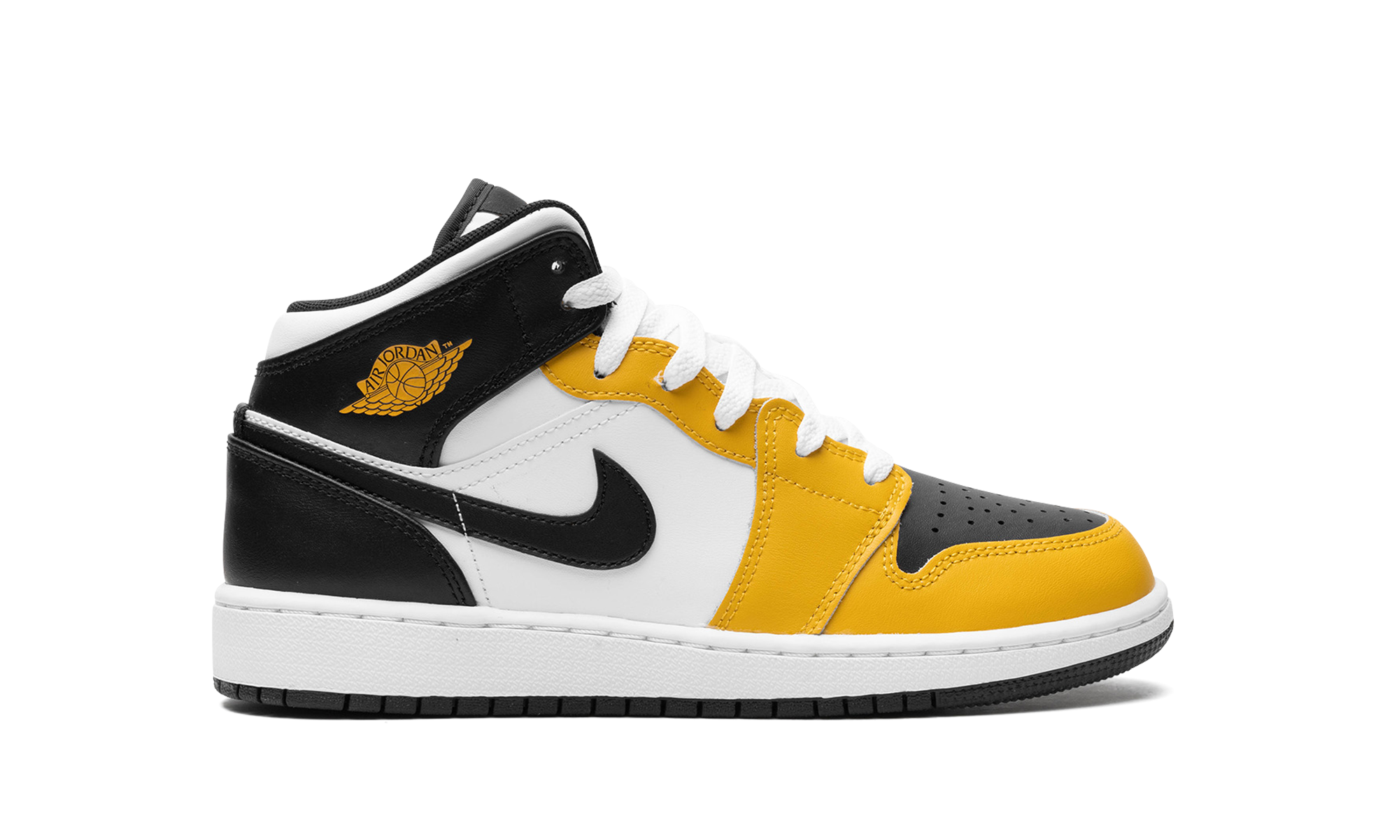 Air Jordan 1 Mid GS Yellow Ochre 7