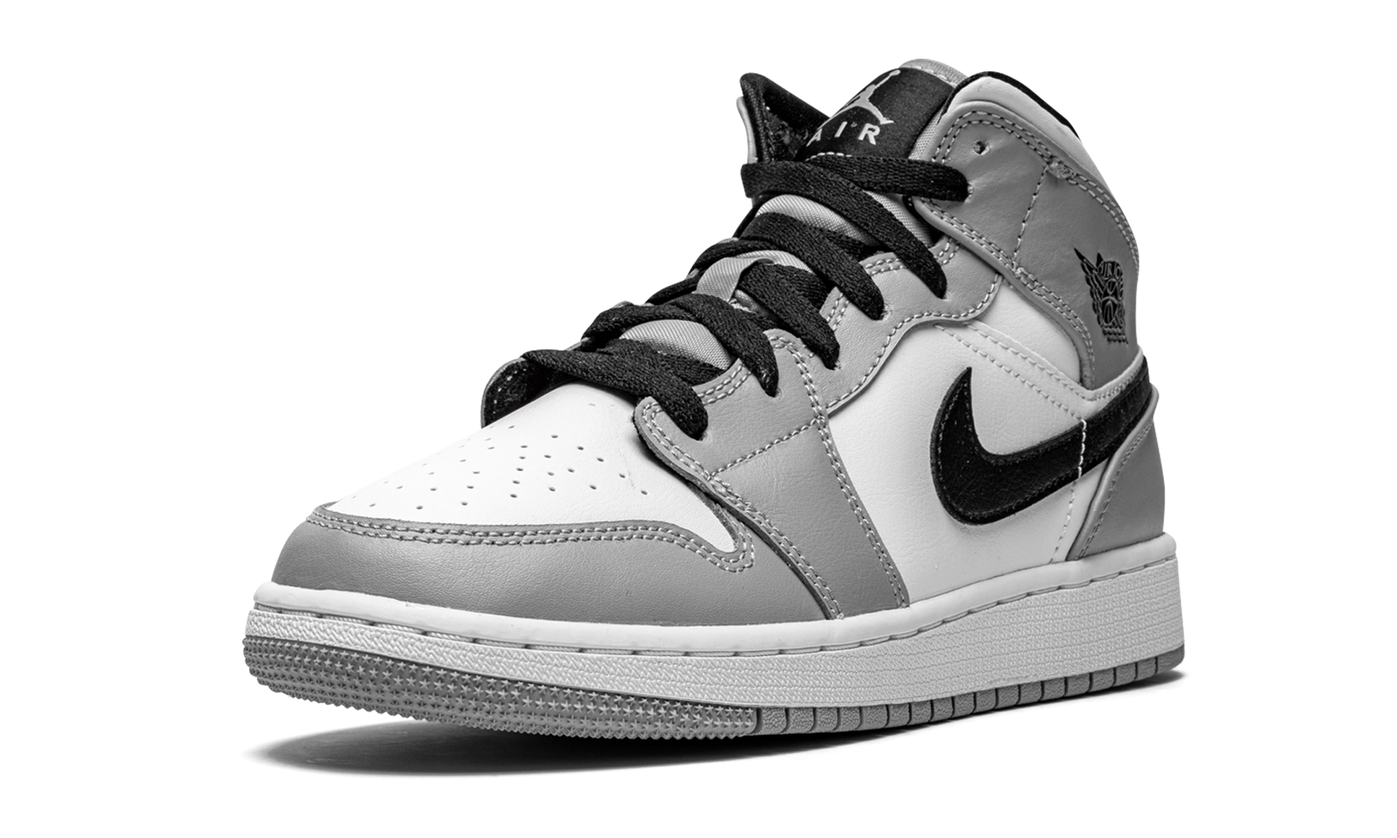 Air Jordan 1 Mid Light Smoke Gray