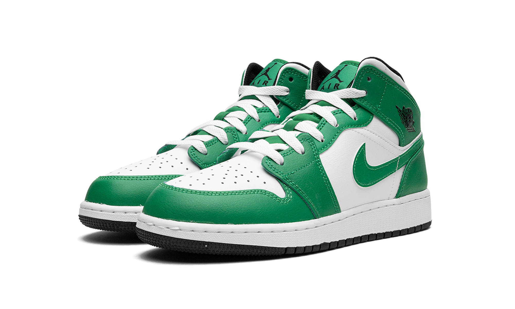 Air Jordan 1 Mid Lucky Green (GS) 3